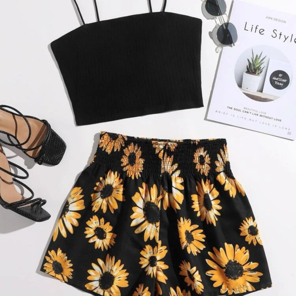 Two piece short set!